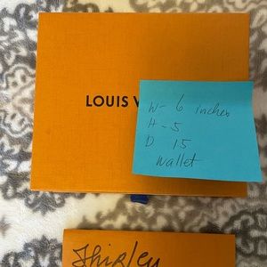Authentic Louis Vuitton drawer box.